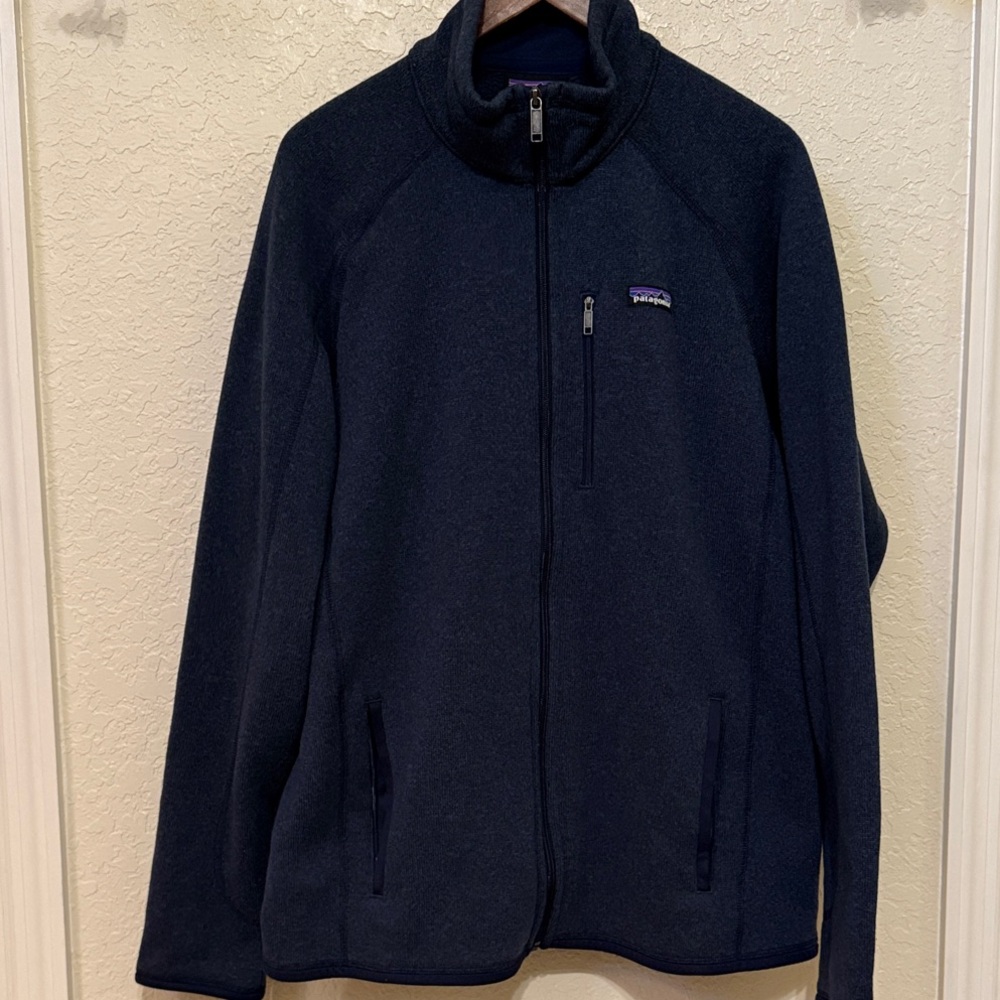 Patagonia Dark Blue Full-Zip Fleece